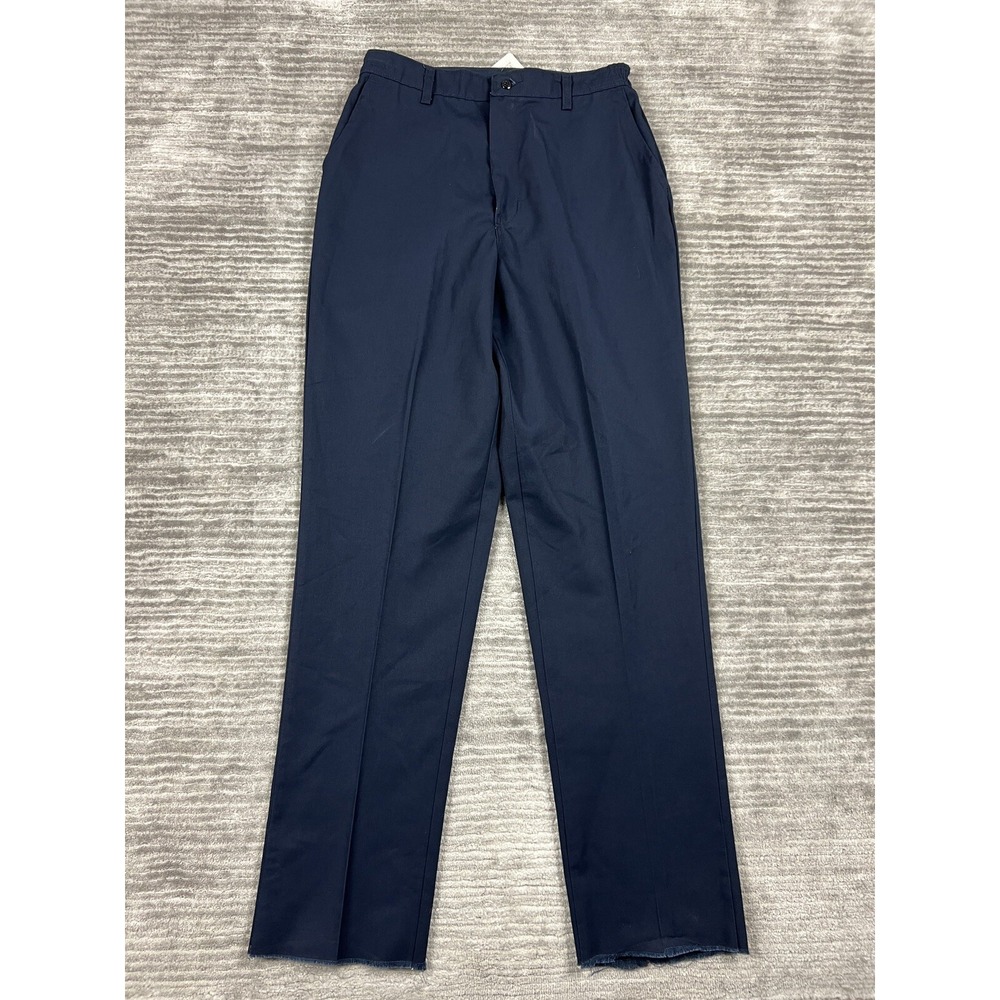 Red Kap Pants Womens 12 Blue Work‎ Slacks PT61 34U
